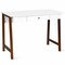 Costway Computer Desk Laptop PC Writing Table Makeup Vanity Table w/Drawer and Wood Legs